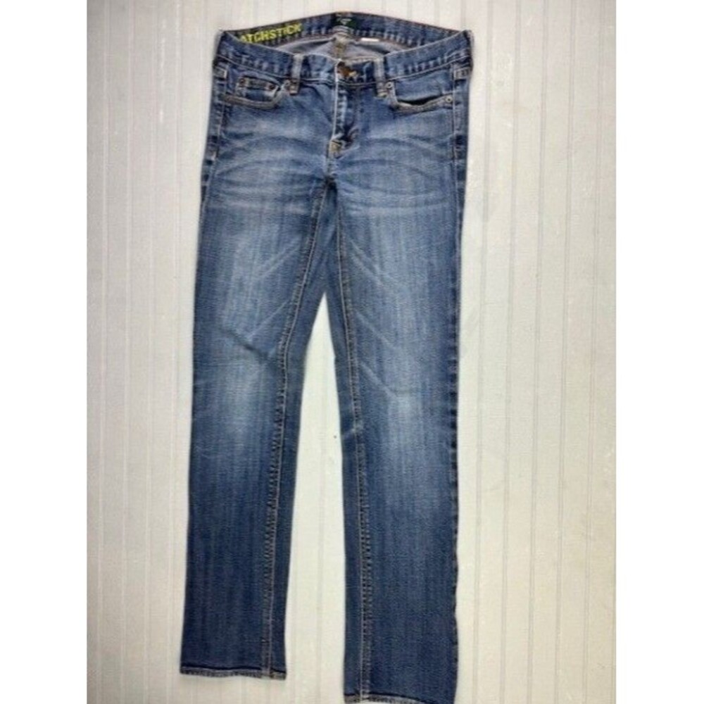 J Crew Size 27 Womens Jeans Matchstick Low Rise Skinny Stretch Med Wash